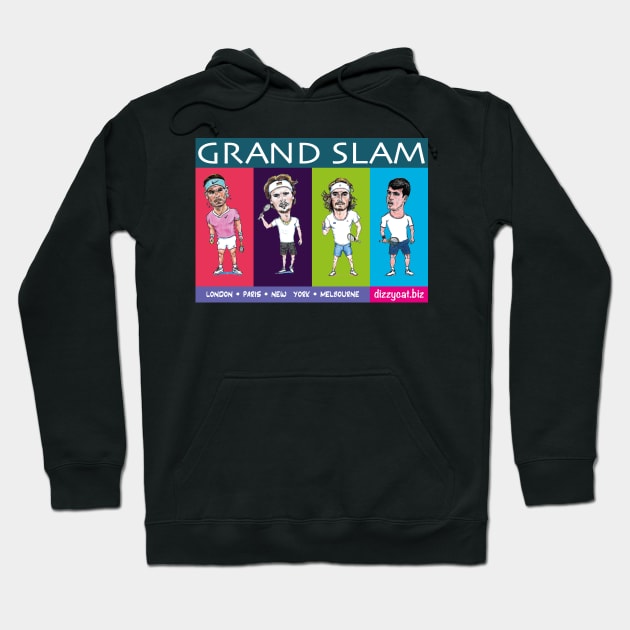 Grand Slam tennis players - Clay court battle 2022 Hoodie by dizzycat-biz